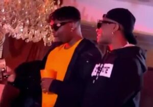 Wizkid, Olamide and Phyno Spotted At Fireboy DML Album Listening Party