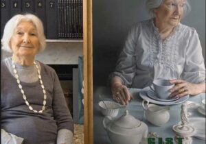 [Photos] Artist paints her mother with incredible detail