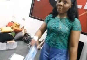Photo Of The Lady Who Won Tunde Ednut CAR BIRTHDAY GIFT GIVEAWAY!!!!