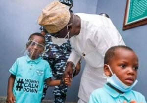 ‘Mummy Calm Down’ Boy Finally Meets With Lagos State Governor. (video)